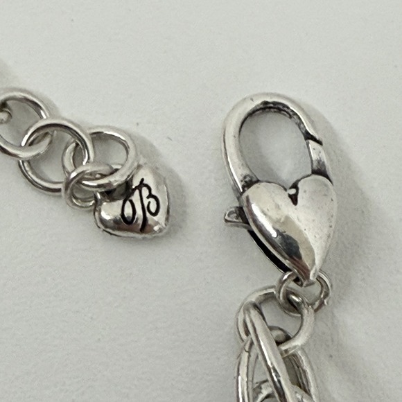 Brighton Heart of Hope Charm Bracelet Courage Love Hope Dream 7 1/2" - 8 1/2" - Picture 12 of 12